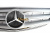 Mercedes C-class W204 (08-) 4 дв. седан решетка радиатора серебристая со звездой, дизайн CL-class, 3 ламели.